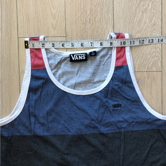 Vans Multicolor Striped Tank Top in Blue & Red Men’s Size S - Picture 5 of 10